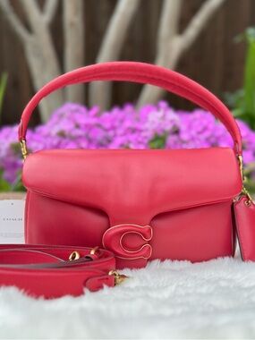NWT Coach Red Apple Pillow Tabby 26 Purse